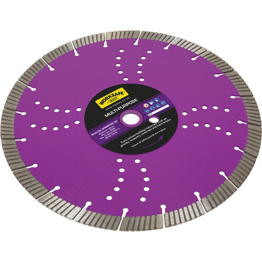 Multipurpose Wet & Dry Cutting Disc - 300mm Diameter - Diamond Segments Loops