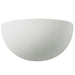 Dimmable LED Wall Light Unglazed Ceramic Round Dome Fitting Lounge Lamp Lighting Loops