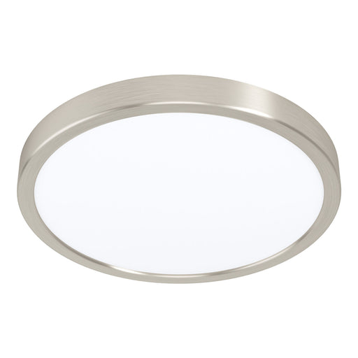 Wall / Ceiling Light Satin Nickel 285mm Round Surface Mounted 20W LED 3000K Loops