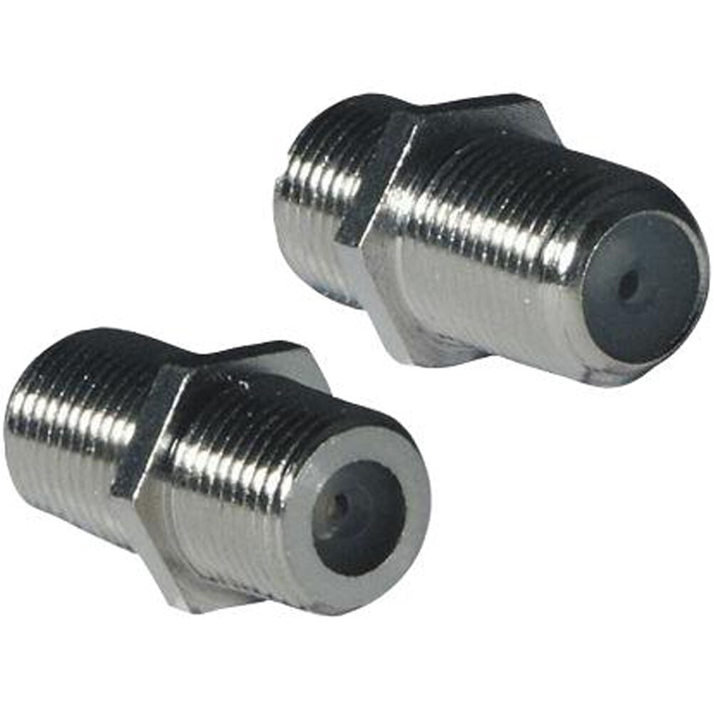 F Type Screw Connector Female Socket Coupler Adapter — LoopsDirect