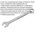 14mm Steel Combination Spanner - Long Slim Design Combo Wrench - Chrome Vanadium Loops