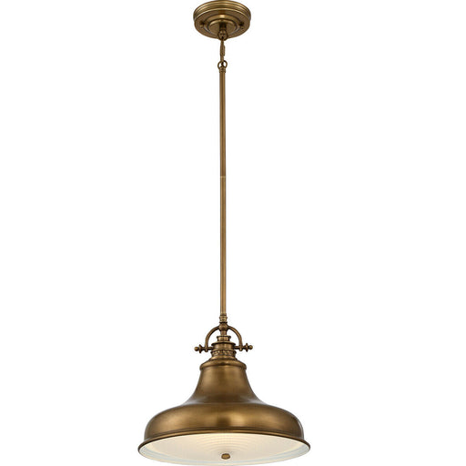 1 Bulb Ceiling Pendant Light Fitting Weathered Brass LED E27 100W Bulb Loops