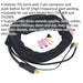 25mm² Inverter TIG Welding Torch Kit with High Frequency Push Button - 2 Pin Loops