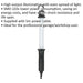 High Output Illumination Lead Light - 5W SMD LED - 5m Power Cable - IP54 Rated Loops