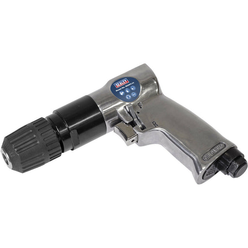 Reversible Air Drill with 10mm Keyless Chuck - 1/4" BSP Inlet - 1800 RPM Loops