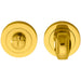 Thumbturn Lock And Release Handle Concealed Fix 50mm Dia Polished Brass Loops