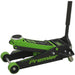 Hydraulic Trolley Jack - 4000kg Limit - Twin Piston - 533mm Max Height - Green Loops