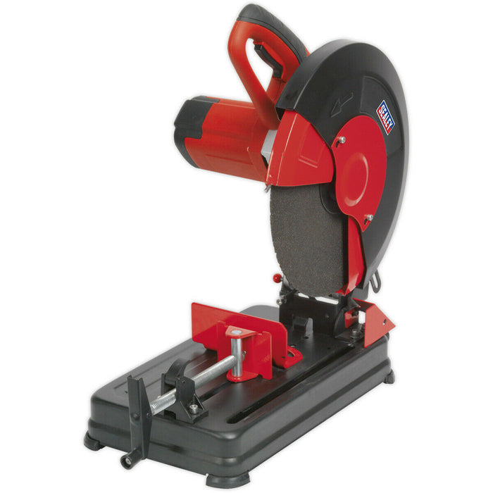 Portable Cut-Off Saw - 355mm Abrasive Disc - 2480W Motor - 3800 RPM - 230V Loops