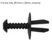 20 PACK Screw Rivet Trim Clip - 17mm x 28mm - Universal Vehicle Fitting Loops