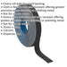 Blue Twill Emery Roll - 25mm x 25m - Flexible & Tear Resistant - 150 Grit Loops