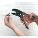 Ratchet Crimping Tool - Interchangeable Hardened & Tempered Jaws - Soft Grip Loops
