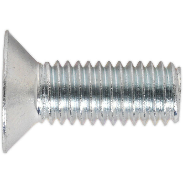 50 PACK Countersunk Pozi Head Machine Screw - 1.25mm - M8 x 20mm - DIN 965Z Loops