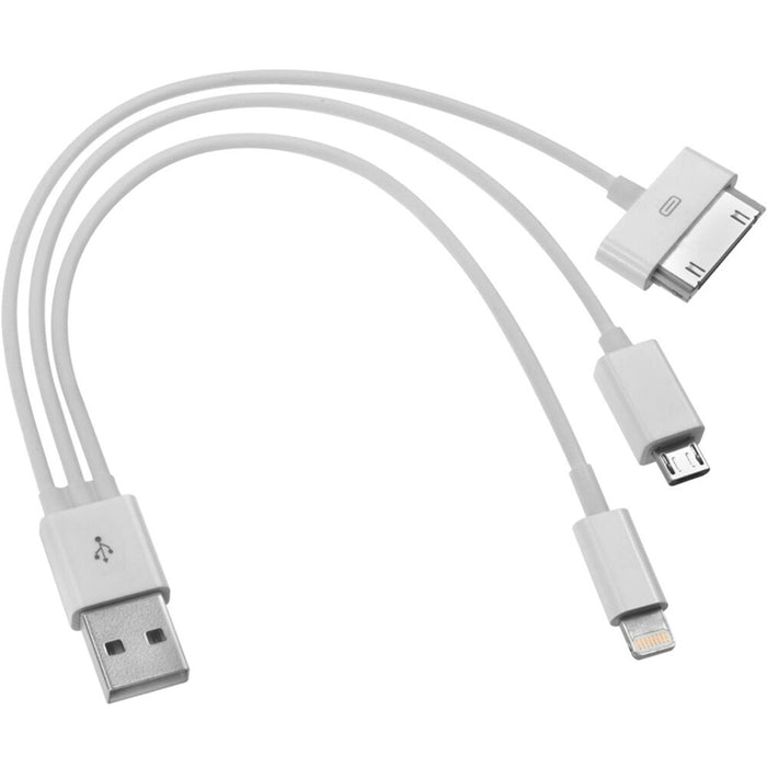 USB A Male To iPad/iPhone 4S 5C 6 Micro B Adapter Cable Lead Lightning Data Plug Loops
