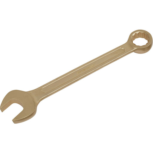 32mm Non-Sparking Combination Spanner - Open-End & 12-Point WallDrive Ring Loops