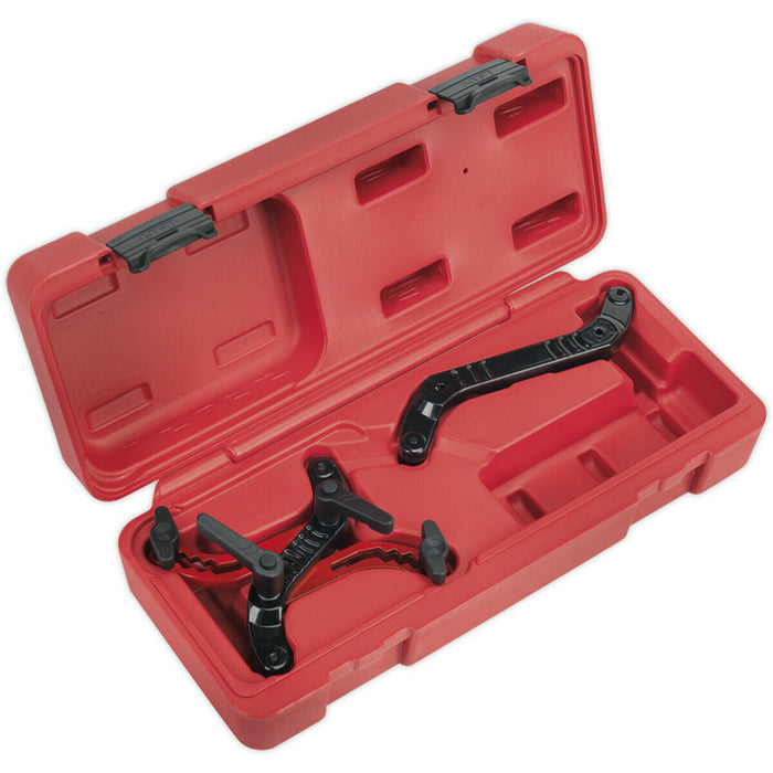 Universal Twin Camshaft Locking Tool & Extension - Twin Cam & Injector Pump Loops