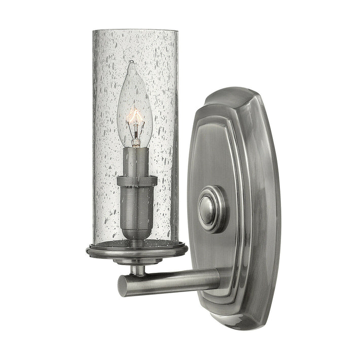 Wall Light Sconce Polished Antique Nickel LED E14 60W Bulb Loops