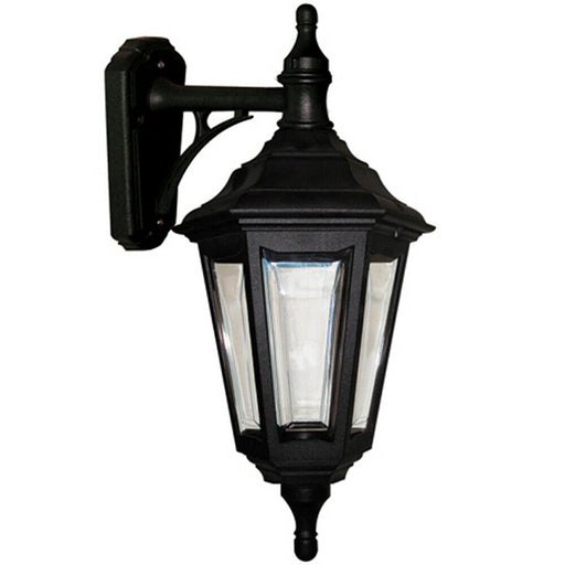 Outdoor IP44 Wall Light Sconce Black LED E27 100W Bulb External d01589 Loops
