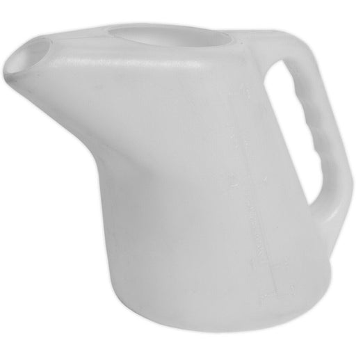 1.5 Litre Heavy Duty Measuring Jug - Fixed Straight Spout - Oil & Fuel Resistant Loops