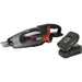 20V Cordless Handheld Vacuum Cleaner Kit - 650ml Drum - Battery & Charger - Bag Loops