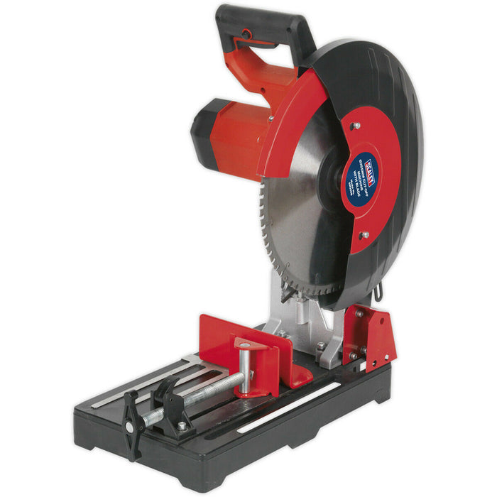 Cut-Off Saw Machine - 355mm TCT Blade - 2480W Motor - 1450 RPM - 230V Supply Loops