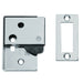 Self Closing Door Latch Strike Plate Included 63 x 69mm Polished Chrome Loops