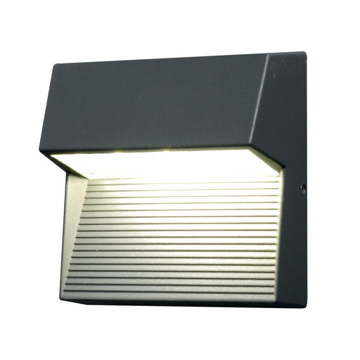 Outdoor IP54 Wall Light Sconce Graphite Finish LED 6W Bulb External d01053 Loops