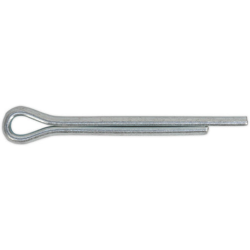 100x Split-Pins Pack - 3.6mm x 38mm Metric - Split Cotter Pin Zinc Plated Steel Loops