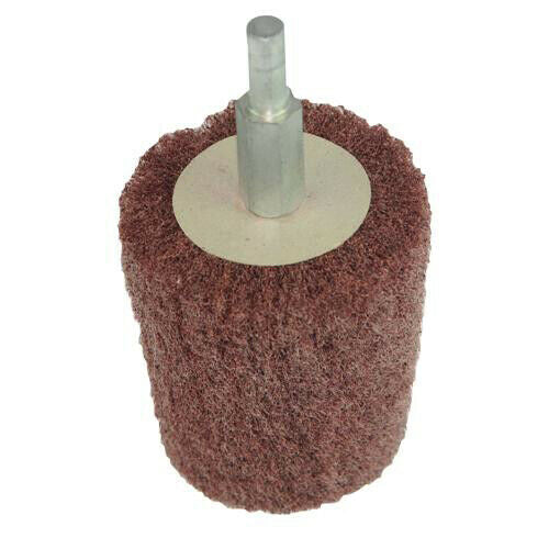 75mm 240 Grit Goblet Sanding Mop 6mm Arbor Cleaning Buffing Concave Loops