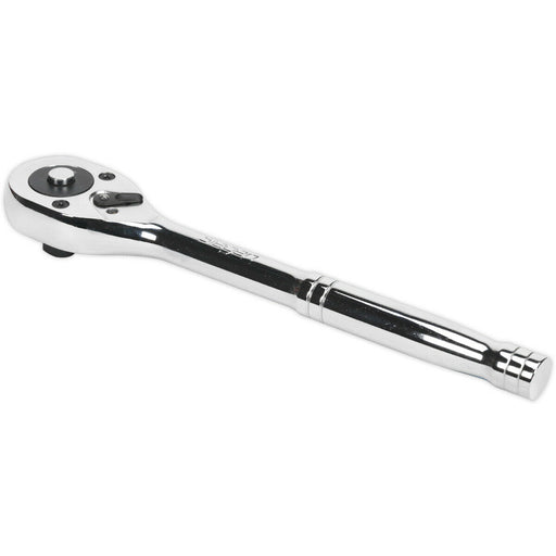 45-Tooth Flip Reverse Ratchet Wrench - 1/2 Inch Sq Drive - Pear Head Design Loops