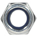 100 PACK - Zinc Plated Nylon Locknut Bolt - 1.25mm Pitch - M8 - DIN 982 - Metric Loops