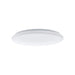 Flush Ceiling Light Colour White Shade White Plastic Bulb LED 40W Included Loops