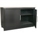 1550mm Heavy Duty Modular Floor Cabinet - Two Door - Steel - Adjustable Shelf Loops