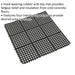 920 x 920mm Interlocking Anti Fatigue Mat Pack - Hard Wearing Anti Slip Cover Loops