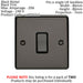 2 PACK 1 Gang 20A DP Single Switch BLACK NICKEL & Black Trim Appliance / Boiler Loops
