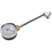 220psi Premium Tyre Pressure Gauge - Twin Connector Long Reach Arm & Metal Body Loops