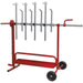 Rotating Universal Panel Stand - 90kg Weight Limit - Tool Storage Tray Loops