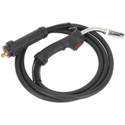 MB25 MIG Torch with Euro Connector - 3m Heat Proof Cable - Contoured Grip Loops