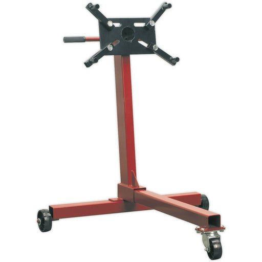 350kg Rotating Engine Stand - Fully Adjustable Mounting Arms - Swivel Castors Loops