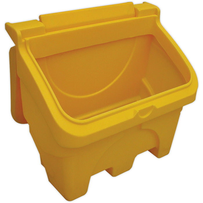 130 Litre Grit & Salt Storage Box - Large Opening - Indoor & Outdoor Storage Loops