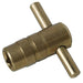 2 Pack Solid Brass Plumber's Radiator Bleed Key Loops