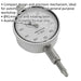Metric Dial Gauge Indicator - 8mm Travel - 41mm Dial - Rotating Bezel - Compact Loops