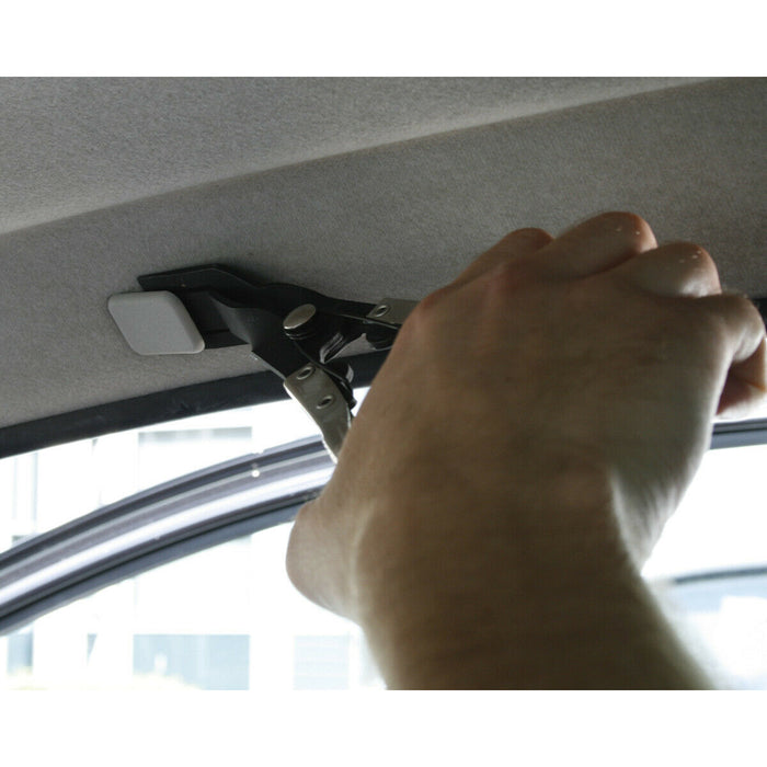 Spring-Loaded Trim Clip Removal Pliers - Car Van Vehicle Panel Stud Remover Loops