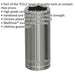 18mm Chrome Plated Deep Drive Socket - 3/8" Square Drive High Grade Carbon Steel Loops