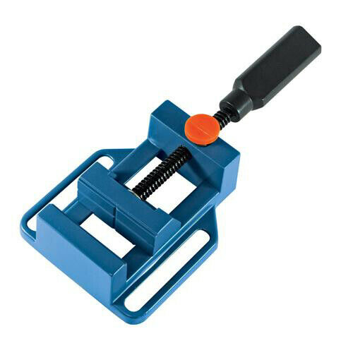 65mm Jaw Quick Release Screwing Drill Press Vice Cast Aluminium Notched Loops