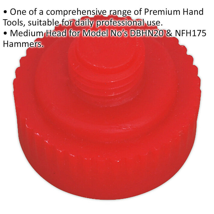 Replacement Medium Nylon Hammer Face for ys03939 & ys05781 Nylon Hammer Loops