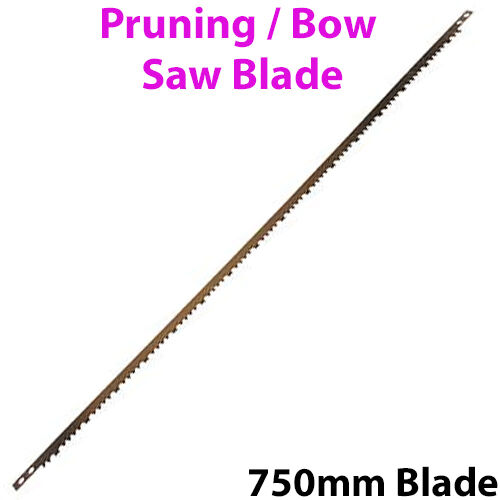 HCS 750mm Pruning Bow Saw Blade Raker Tooth Set Gardening Branch Tree Bush Log Loops