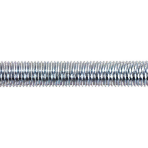 2 PACK Threaded Studding Rod - M20 x 1mm - Grade 8.8 Zinc Plated - DIN 975 Loops