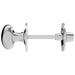 Oval Thumbturn Lock With Coin Release Handle 32 70mm Spindle Polished Chrome Loops