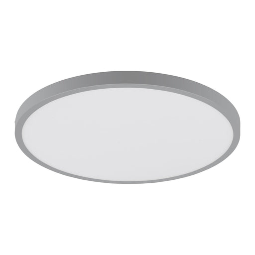 Wall / Ceiling Light Silver 400mm Round Surface Mounted 25W LED 3000K Loops