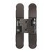 100 x 22mm Adjustable Medium Duty Concealed Hinge Brass Bronzed Internal Door Loops
